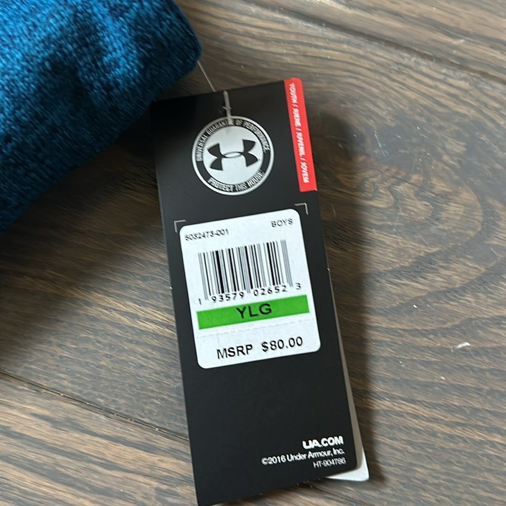 NWT Under Armour Boys Full Zip Hoodie - Picture 4 of 5
